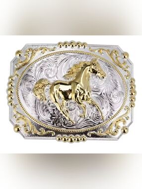 New Horse, Horse and Cross Or Flying Eagle Belt Buckle